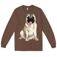 Chestnut pug Long Sleeve Tee - JahusDesignShop