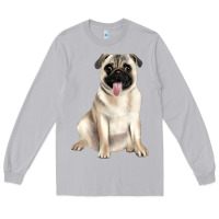 Moon Dust pug Long Sleeve Tee - JahusDesignShop