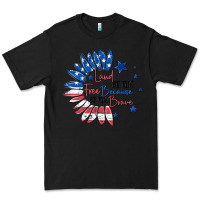 Black land of the free because of the brave Premium Tee - MaliasSmallBusiness