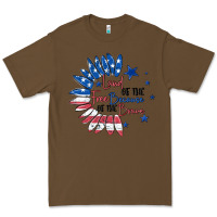 Cacao land of the free because of the brave Premium Tee - MaliasSmallBusiness