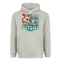 Moon Dust baby its cold outside skeleton Heavyweight Hoodie - MaliasSmallBusiness
