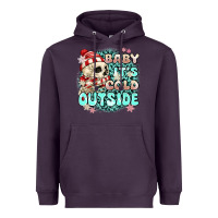 Plum baby its cold outside skeleton Heavyweight Hoodie - MaliasSmallBusiness