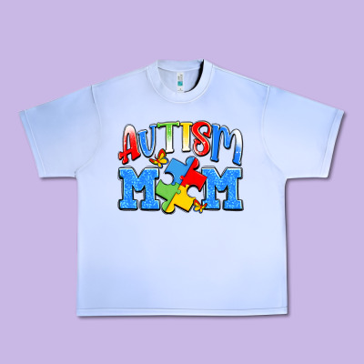 Autism Mom Urban Heavy Tee Designed By Jahusdesignshop