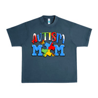 Midnight Navy autism mom Urban Heavy Tee - JahusDesignShop