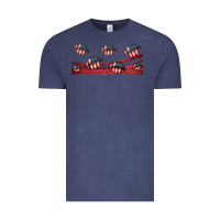 Vintage Denim american flag lips 16oz libbey cup Vintage Tee - HRA Design Shop