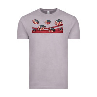 Vintage Zinc american flag lips 16oz libbey cup Vintage Tee - HRA Design Shop