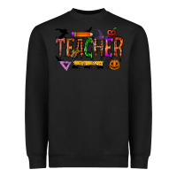 Black teacher halloween Heavyweight Sweatshirt - RacoonDesign