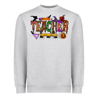 Heather Grey teacher halloween Heavyweight Sweatshirt - RacoonDesign