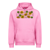 Fuchsia Pink summer with sunflowers Urban Hoodie - TumblerDesignByShophia