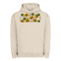 Pigment French Oak summer with sunflowers Urban Hoodie - TumblerDesignByShophia