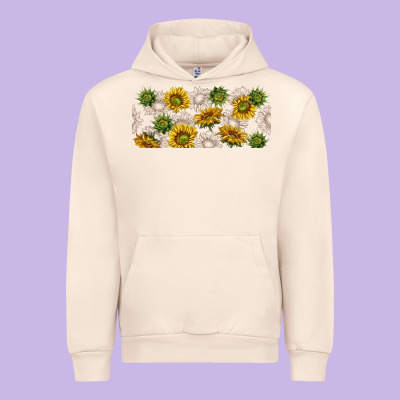 Summer With Sunflowers Urban Hoodie Designed By Tumblerdesignbyshophia
