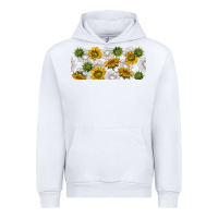 White summer with sunflowers Urban Hoodie - TumblerDesignByShophia