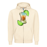 Sandshell Tequila Shot Zipper Hoodie - Jasminsmagicworld