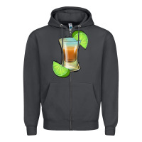 Smoke Tequila Shot Zipper Hoodie - Jasminsmagicworld