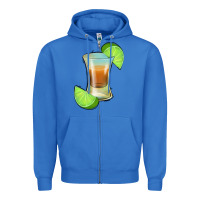 True Royal Tequila Shot Zipper Hoodie - Jasminsmagicworld