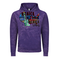 Cloud Purple Merica Merica Merica vibes 4th of july Vintage Hoodie - CowGirlArtShop