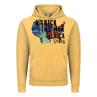 Vintage Mustard Merica Merica Merica vibes 4th of july Vintage Hoodie - CowGirlArtShop