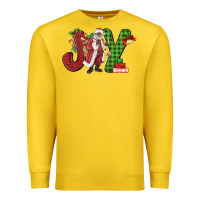 Lemon Joy Black Santa Premium Sweatshirt - MaliasSmallBusiness