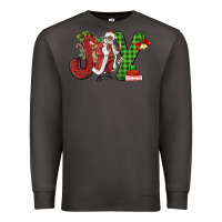 Smoke Joy Black Santa Premium Sweatshirt - MaliasSmallBusiness