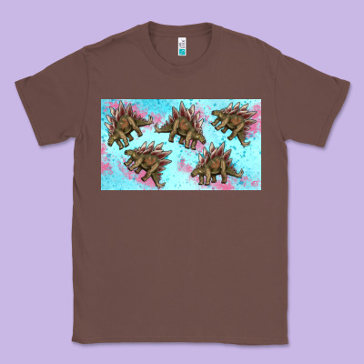 Dinosaur Stegosaurus Sippy Cup Classic Tee Designed By Artiststas