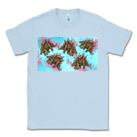 Dusty Blue dinosaur stegosaurus sippy cup Classic Tee - Artiststas