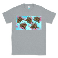 Heather Grey dinosaur stegosaurus sippy cup Classic Tee - Artiststas