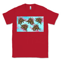 Red dinosaur stegosaurus sippy cup Classic Tee - Artiststas