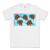 White dinosaur stegosaurus sippy cup Classic Tee - Artiststas