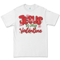 White jesus is my valentine Premium Tee - MaliasSmallBusiness
