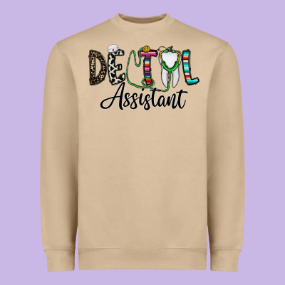 Dentalassistant Heavyweight Sweatshirt Designed By Cowhidedigitalart