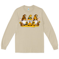 Mushroom western bee gnomes beehive honey sunflowers Long Sleeve Tee - Artiststas
