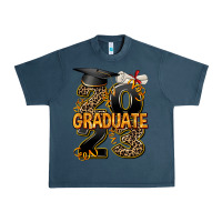 Midnight Navy 2023 graduate leopard Urban Heavy Tee - AdoDesignShop
