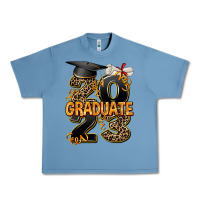 Pebble Blue 2023 graduate leopard Urban Heavy Tee - AdoDesignShop