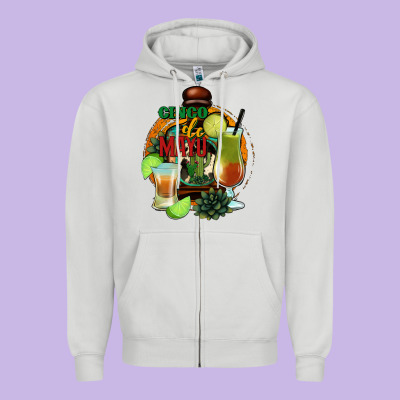 Cinco De Mayo Zipper Hoodie Designed By Jasminsmagicworld