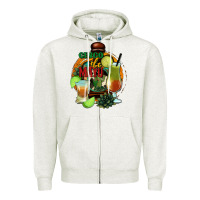 Oatmeal Heather Cinco de Mayo Zipper Hoodie - Jasminsmagicworld
