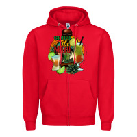 Red Cinco de Mayo Zipper Hoodie - Jasminsmagicworld