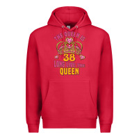 Cardinal the queen is 38 long live the queen Premium Hoodie - Jasminsmagicworld