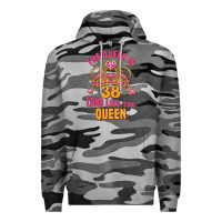 Slate Camo the queen is 38 long live the queen Premium Hoodie - Jasminsmagicworld