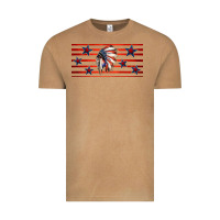 Vintage Camel patriotic native american headdress 16oz libbey cup Vintage Tee - HRA Design Shop
