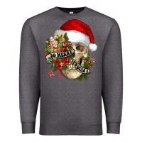 Charcoal Heather So merry it's scary Premium Sweatshirt - NancyCooperArtShop