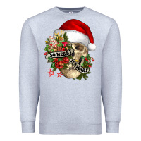 Heather Grey So merry it's scary Premium Sweatshirt - NancyCooperArtShop