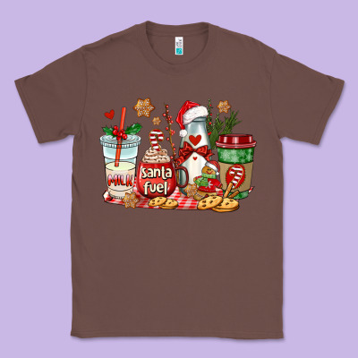 Santa Fuel Coffee Cups Classic Tee Designed By Adodesignshop