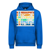 Cobalt retro summer Urban Hoodie - TumblerDesignByShophia