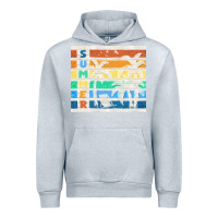 Heather Grey retro summer Urban Hoodie - TumblerDesignByShophia