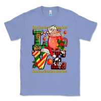 Colony Blue love with coffee cup and christmas lights Classic Tee - AdoDesignShop
