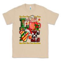 Mushroom love with coffee cup and christmas lights Classic Tee - AdoDesignShop