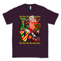 Plum love with coffee cup and christmas lights Classic Tee - AdoDesignShop