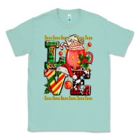 Seafoam love with coffee cup and christmas lights Classic Tee - AdoDesignShop