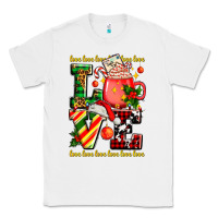 White love with coffee cup and christmas lights Classic Tee - AdoDesignShop