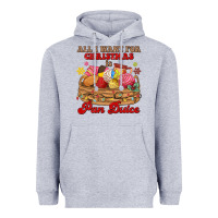 Heather Grey all i want for christmas is pan dulce Heavyweight Hoodie - MaliasSmallBusiness
